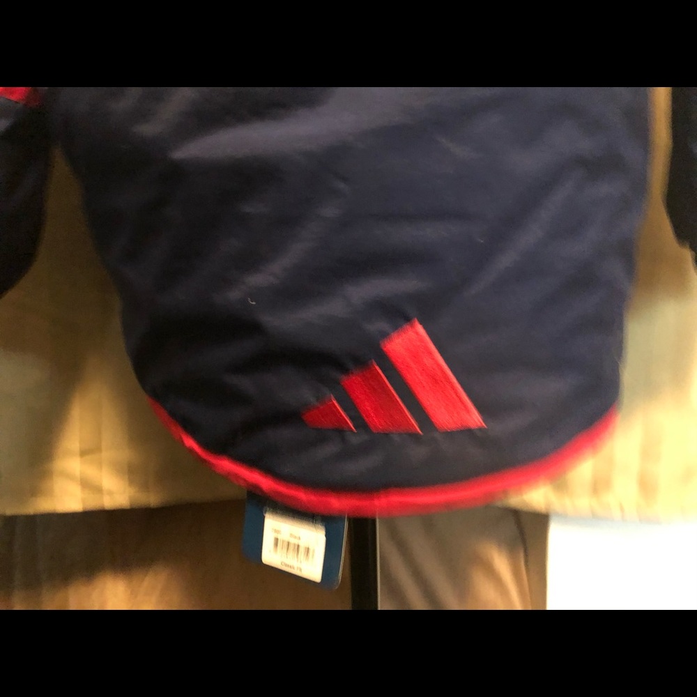 ADIDAS Hooded Waterproof Coat Size-XL (NWOT) - Picture 3 of 5